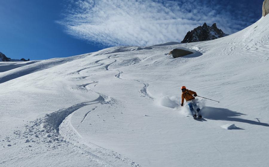mont blanc ski guide