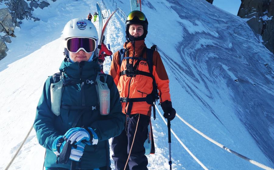 arete vallee blanche