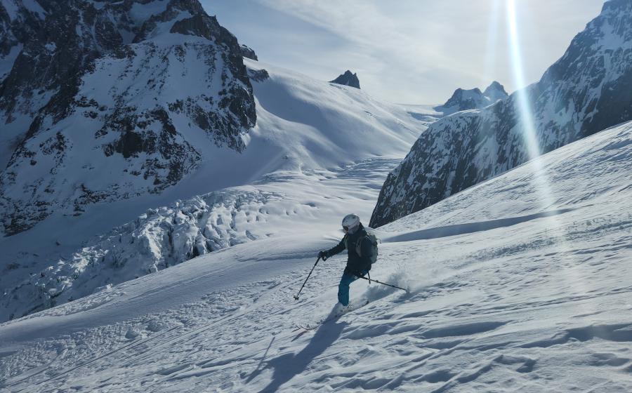 mont blanc ski guide