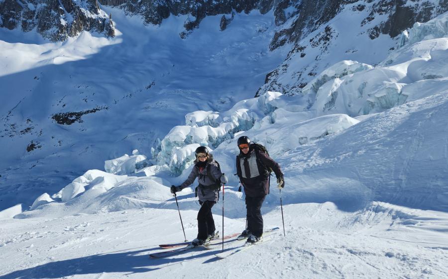 vallee blanche chamonix ski guide