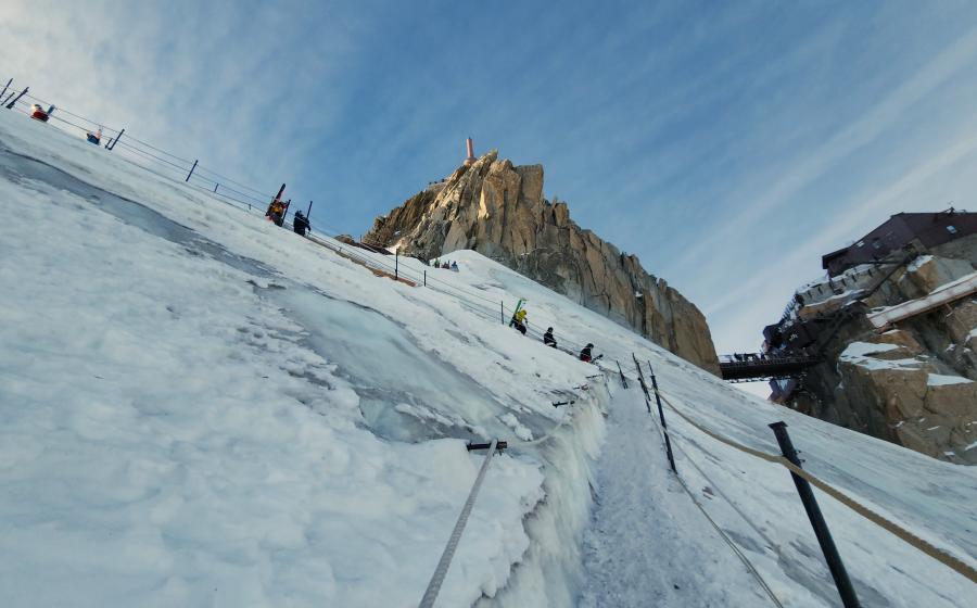 arete vallee blanche