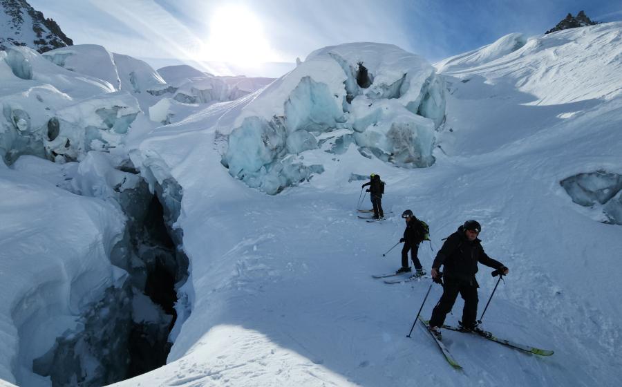mont blanc ski guide