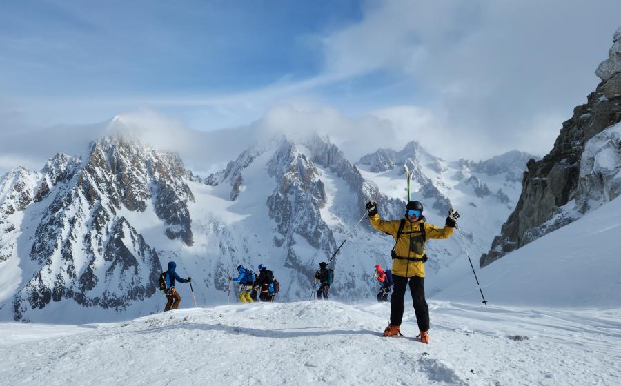 mont blanc ski guide