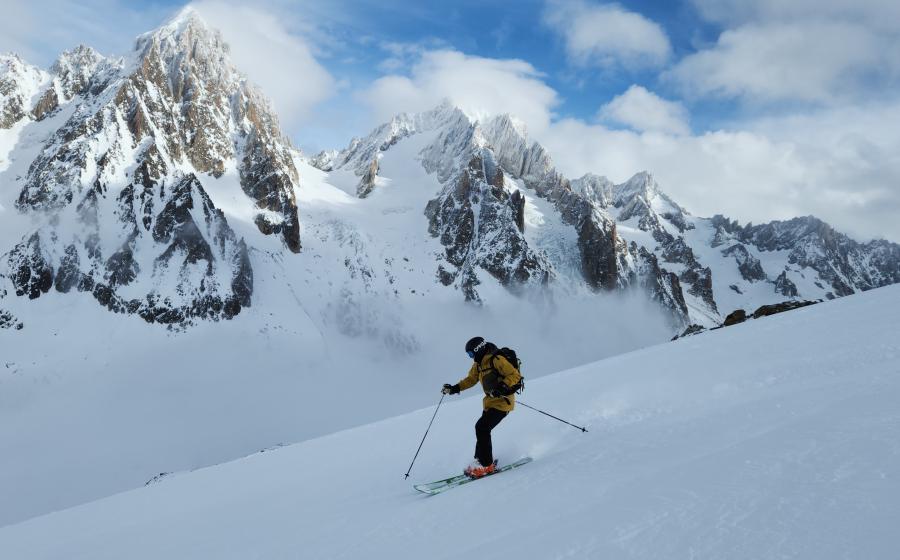ski touring grands Montets