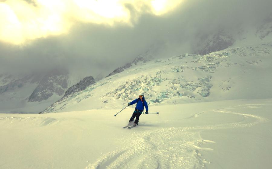 ski touring grands montets