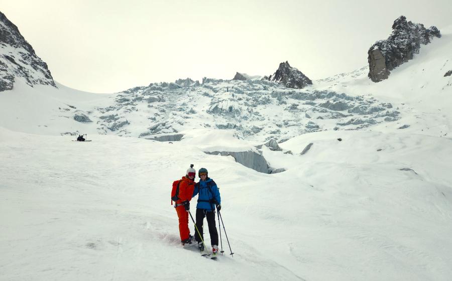 Vallee blanche hors piste