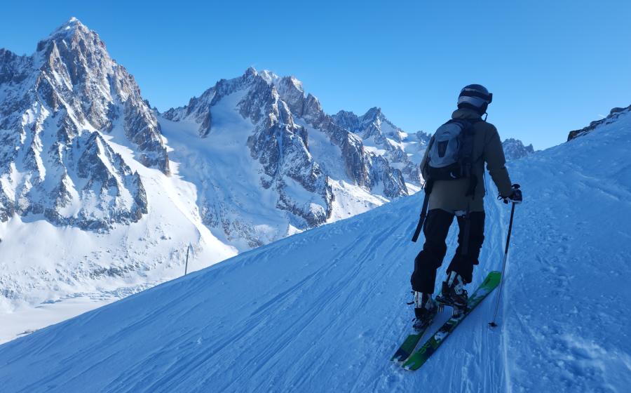 Grands Montets ski touring
