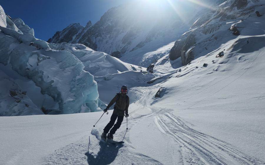 mont blanc off piste