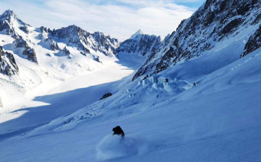 chamonix powder skiing