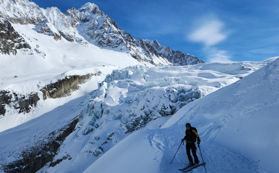 mont blanc ski guide