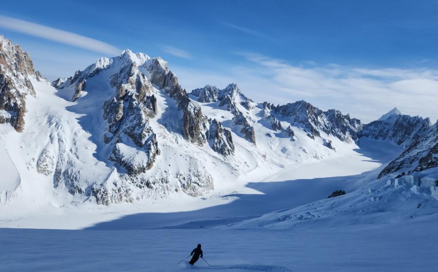 grands montets ski touring