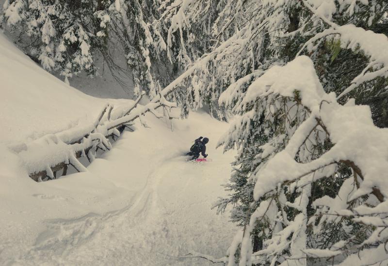 Chamonix powder skiing