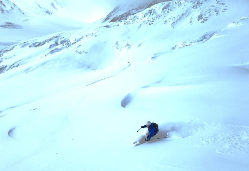 Grands Montets ski touring